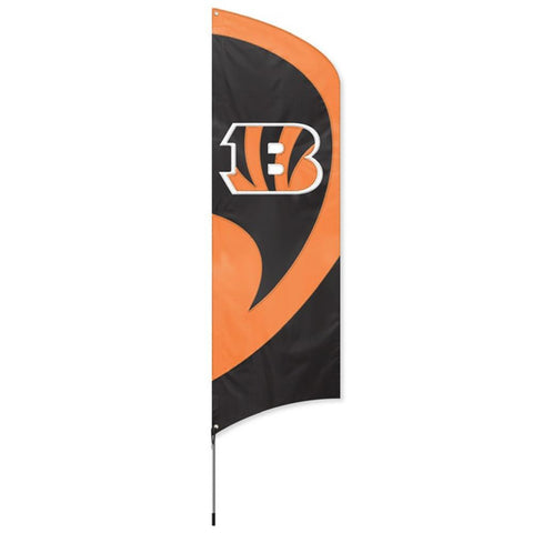 Cincinnati Bengals NFL Applique & Embroidered Tall Team Flag (102x30)