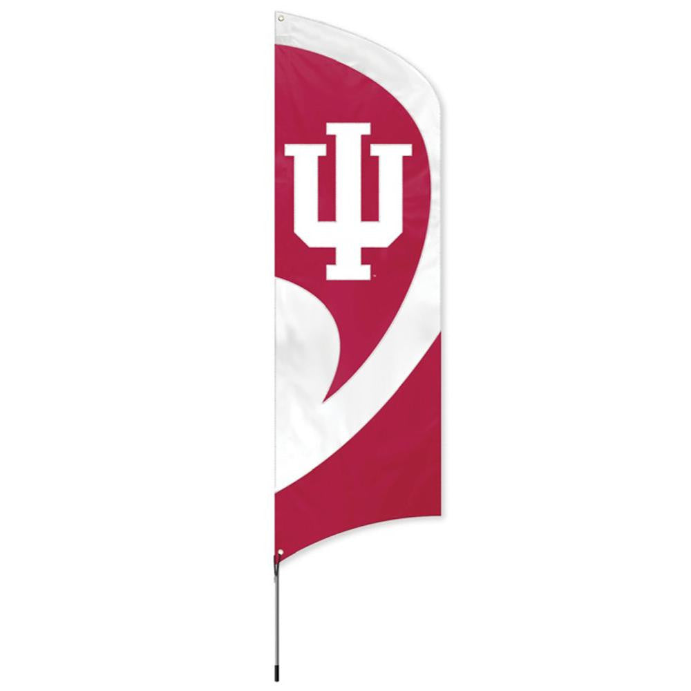 Indiana Hoosiers NCAA Applique & Embroidered Tall Team Flag (102x30)