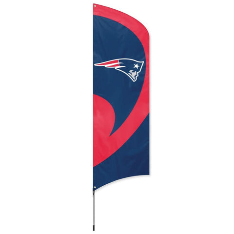 New England Patriots NFL Applique & Embroidered Tall Team Flag (102x30)