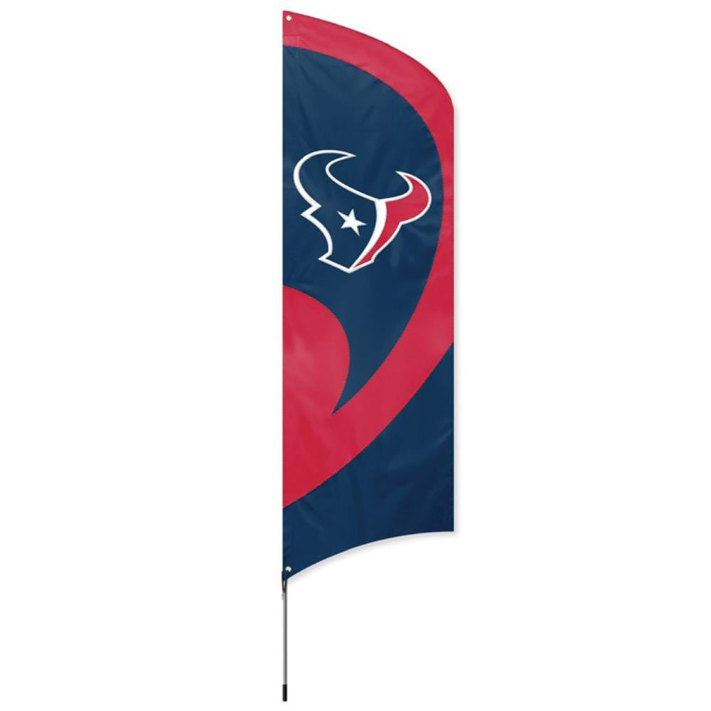 Houston Texans NFL Applique & Embroidered Tall Team Flag (102x30)