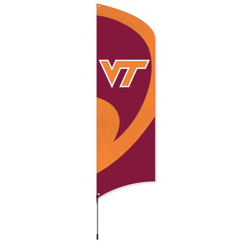 Virginia Tech Hokies NCAA Applique & Embroidered Tall Team Flag (102x30)