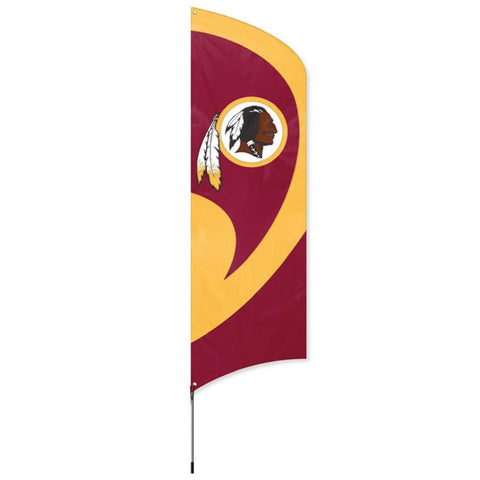 Washington Redskins NFL Applique & Embroidered Tall Team Flag (102x30)