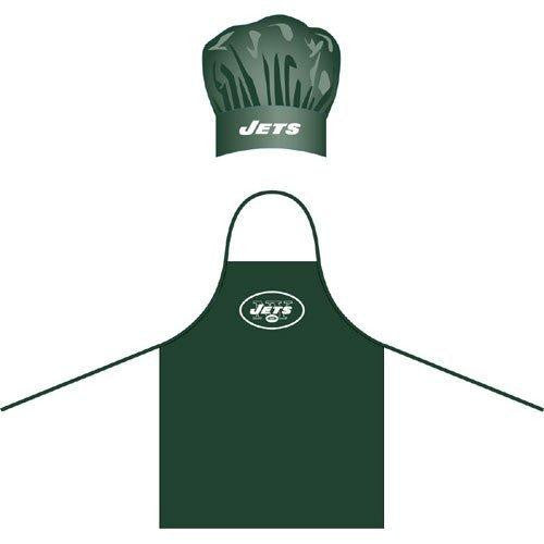 New York Jets NFL Barbeque Apron and Chef's Hat