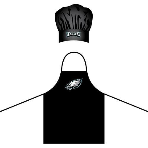 Philadelphia Eagles NFL Barbeque Apron and Chef's Hat