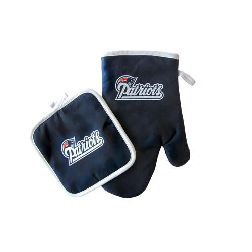 New England Patriots NFL Oven Mitt and Pot Holder Set