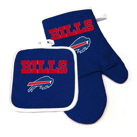 Buffalo Bills NFL Oven Mitt and Pot Holder Set