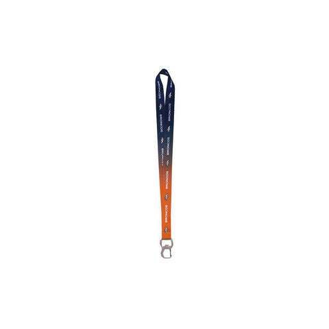 Denver Broncos NFL Lanyard with Bottle Opener