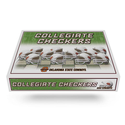 Oklahoma State Cowboys NCAA Checkers Set