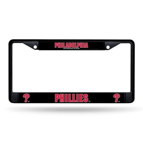 Philadelphia Phillies MLB Black License Plate Frame