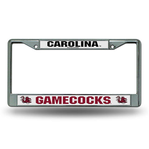 South Carolina Gamecocks NCAA Chrome License Plate Frame