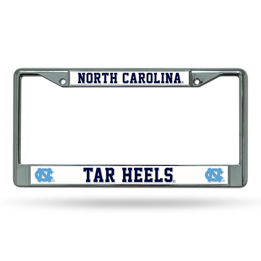 North Carolina Tar Heels NCAA Chrome License Plate Frame