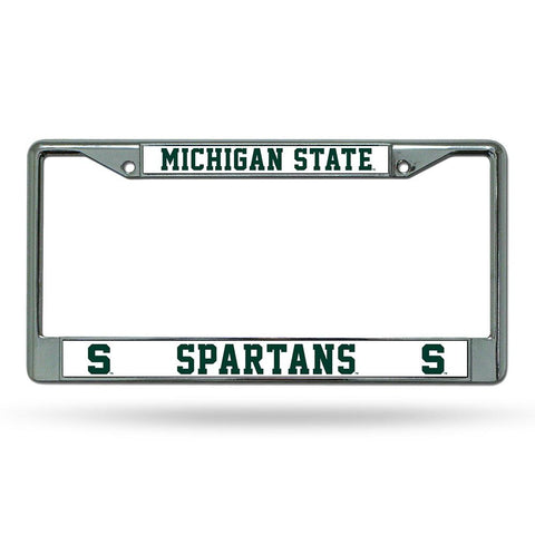 Michigan State Spartans NCAA Chrome License Plate Frame