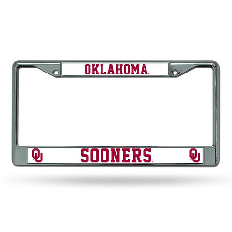 Oklahoma Sooners NCAA Chrome License Plate Frame