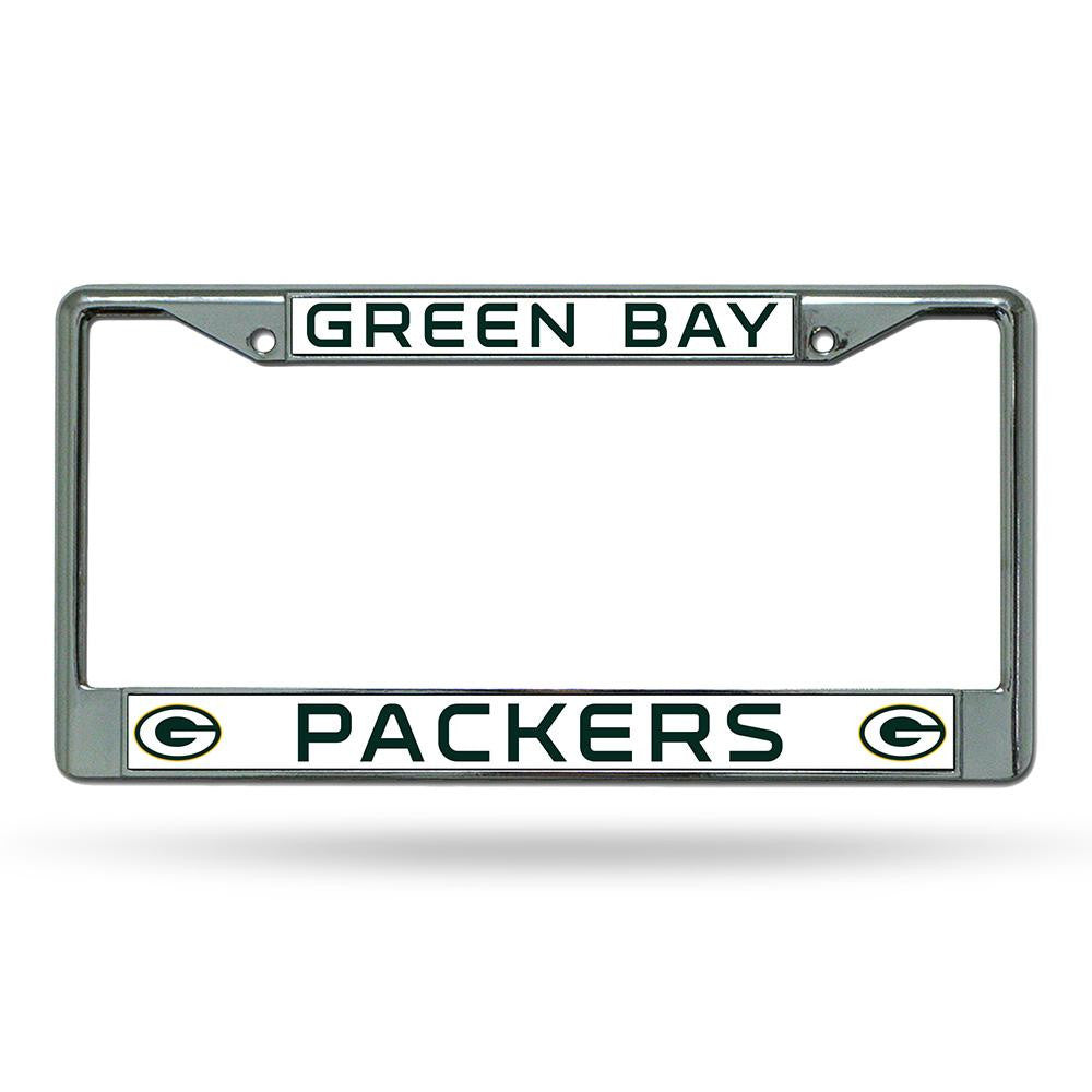 Green Bay Packers NFL Chrome License Plate Frame