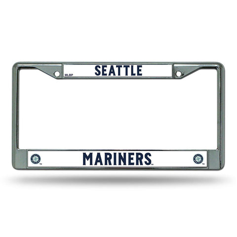 Seattle Mariners MLB Chrome License Plate Frame