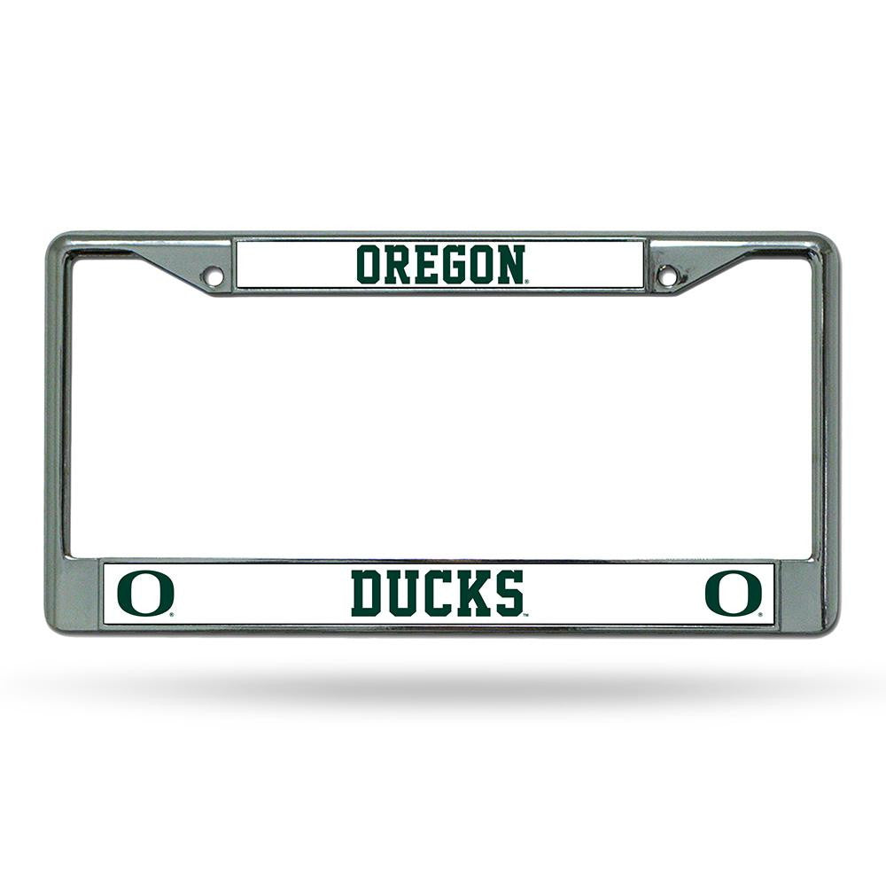 Oregon Ducks NCAA Chrome License Plate Frame