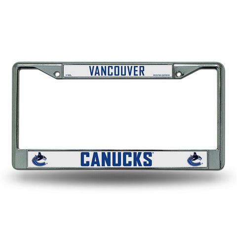 Vancouver Canucks NHL Chrome License Plate Frame