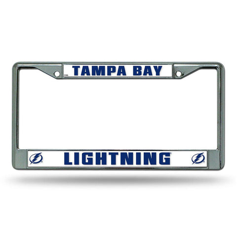 Tampa Bay Lightning NHL Chrome License Plate Frame