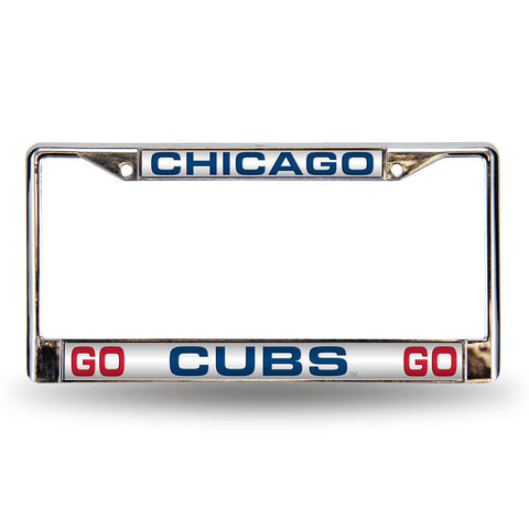 Chicago Cubs MLB Laser Chrome License Plate Frame