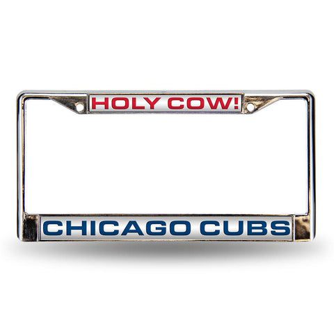 Chicago Cubs MLB Laser Chrome License Plate Frame