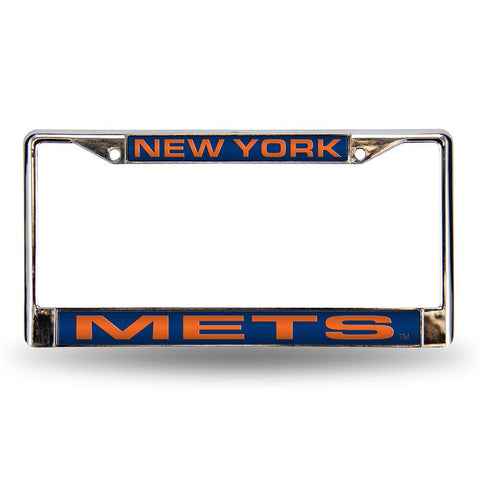 New York Mets MLB Laser Chrome Frame