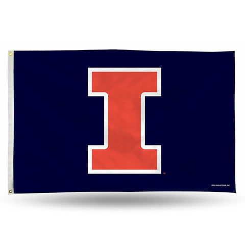 Illinois Fighting Illini NCAA 3ft x 5ft Banner Flag