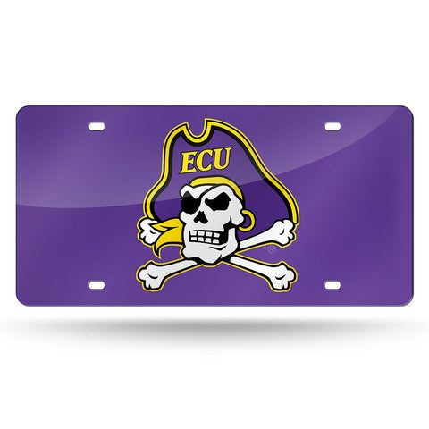 East Carolina Pirates NCAA Laser Cut License Plate Tag