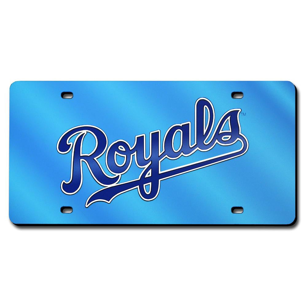 Kansas City Royals MLB Laser Cut License Plate Cover