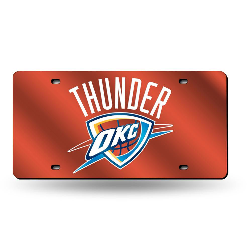 Oklahoma City Thunder NBA Laser Cut License Plate Tag