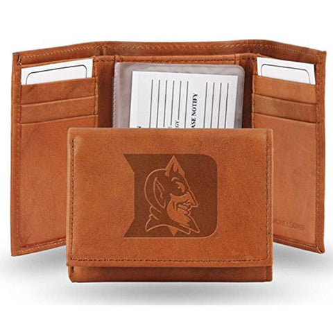 Duke Blue Devils NCAA Manmade Leather Tri-Fold