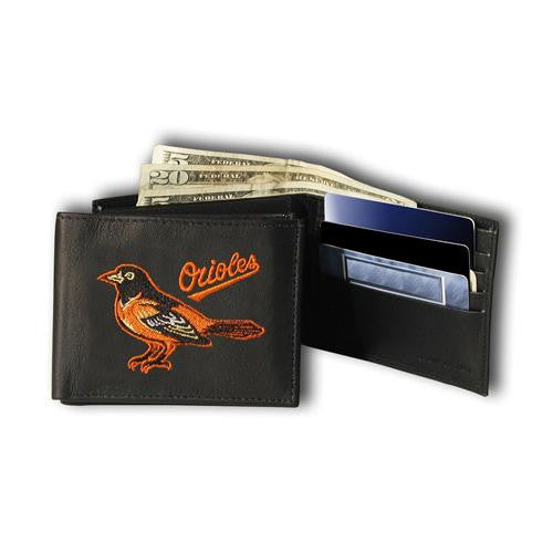 Baltimore Orioles MLB Embroidered Billfold Wallet