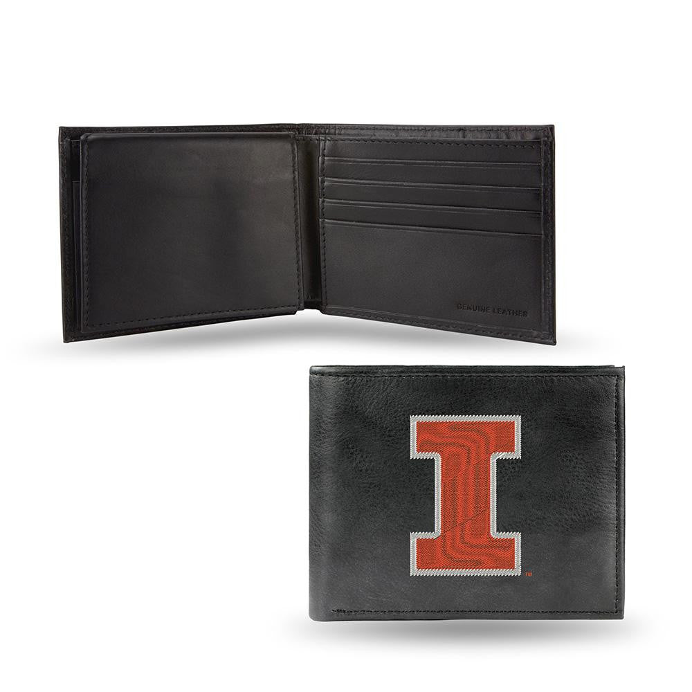 Illinois Fighting Illini  Embroidered Billfold Wallet