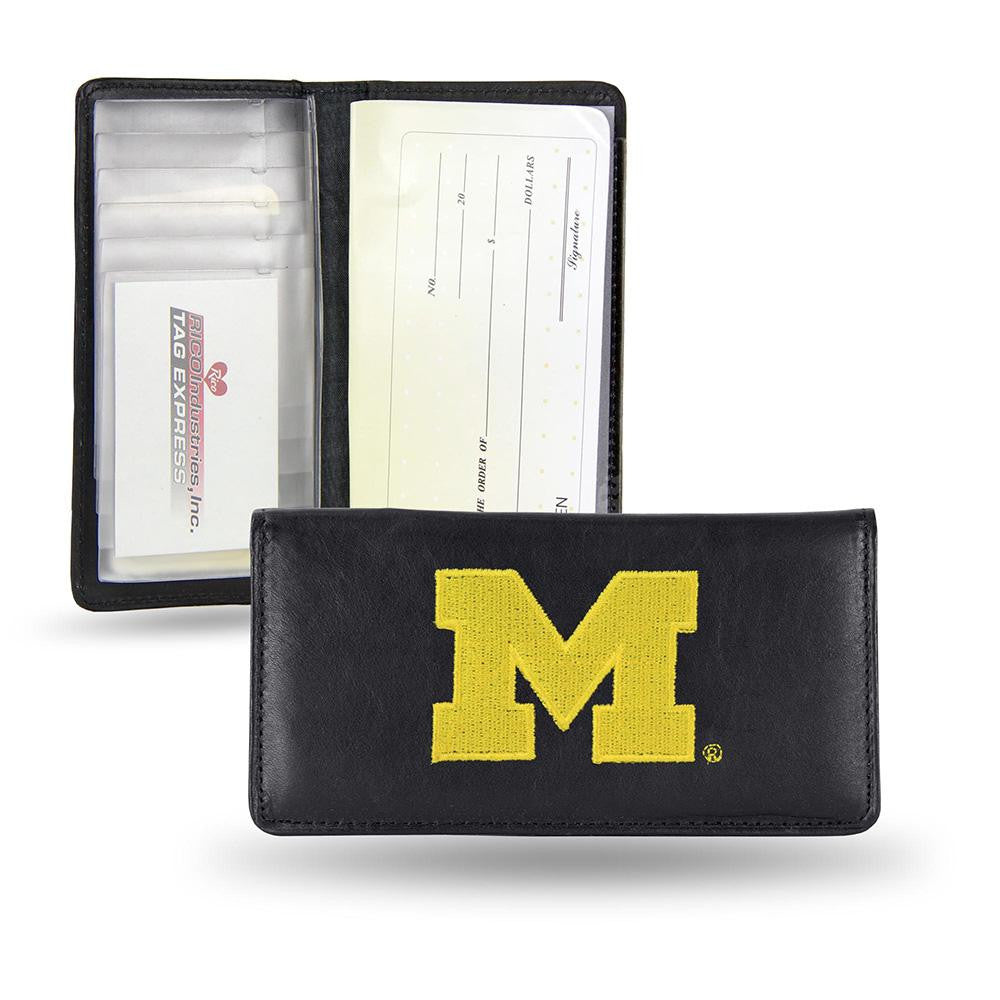 Michigan Wolverines  Checkbook Holder (Embroidered)