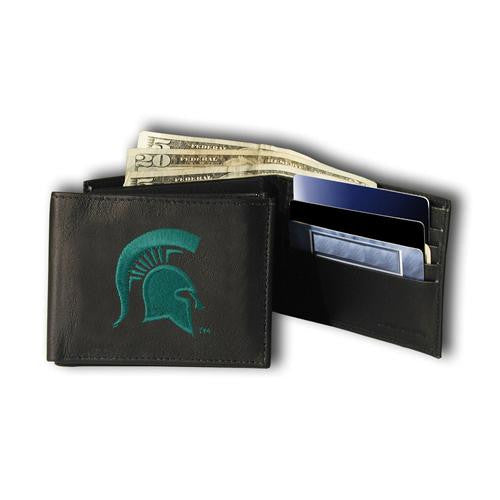 Michigan State Spartans NCAA Embroidered Trifold Wallet