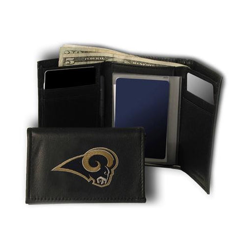 Los Angeles Rams NFL Embroidered Trifold Wallet