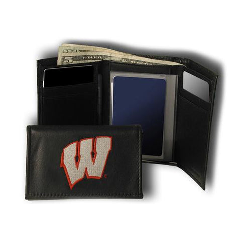 Wisconsin Badgers NCAA Embroidered Trifold Wallet