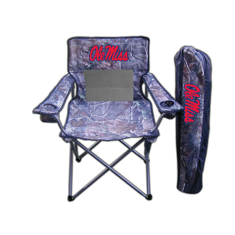 Mississippi Rebels NCAA Ultimate Real Tree Camo Adult Tailgate Chair