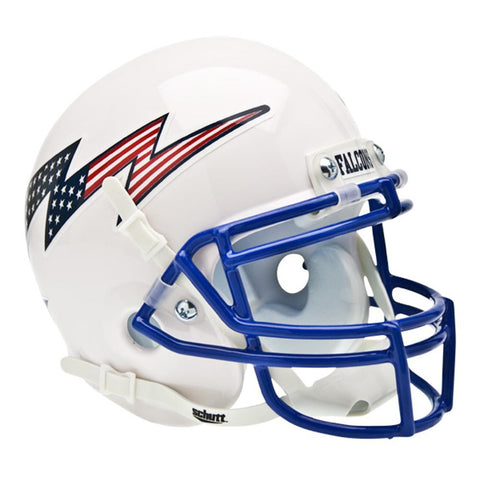 Air Force Falcons NCAA Authentic Mini 1-4 Size Helmet (Alternate White 2)