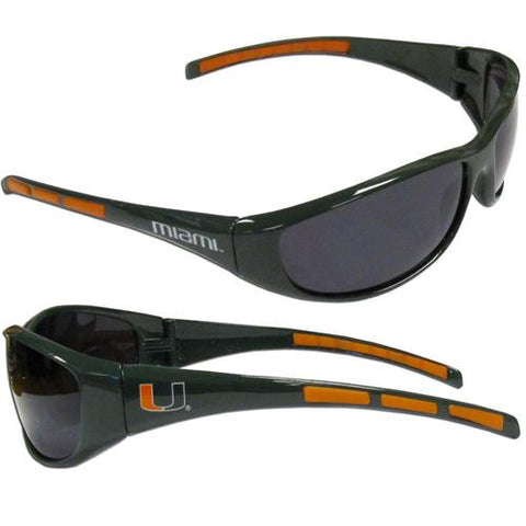 Miami Hurricanes NCAA Wrap Sunglasses