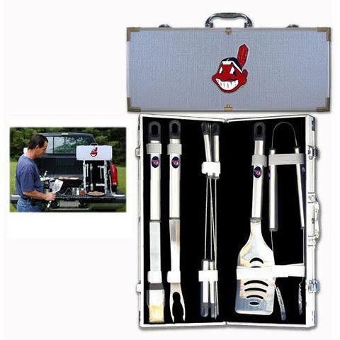 Cleveland Indians MLB 8pc BBQ Tools Set