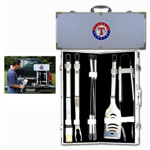 Texas Rangers MLB 8pc BBQ Tools Set