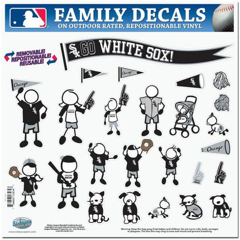 Chicago White Sox MLB Family Car Decal Set (Large)