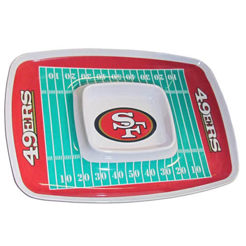 San Francisco 49ers NFL Chip & Dip Tray