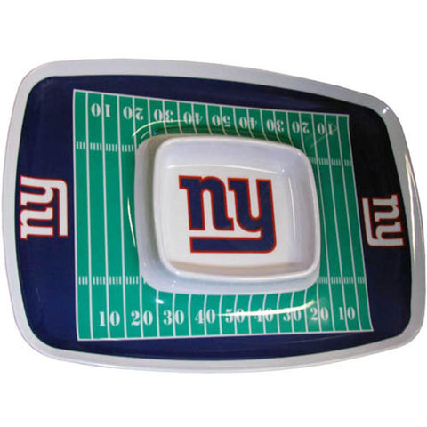 New York Giants NFL Chip & Dip Tray