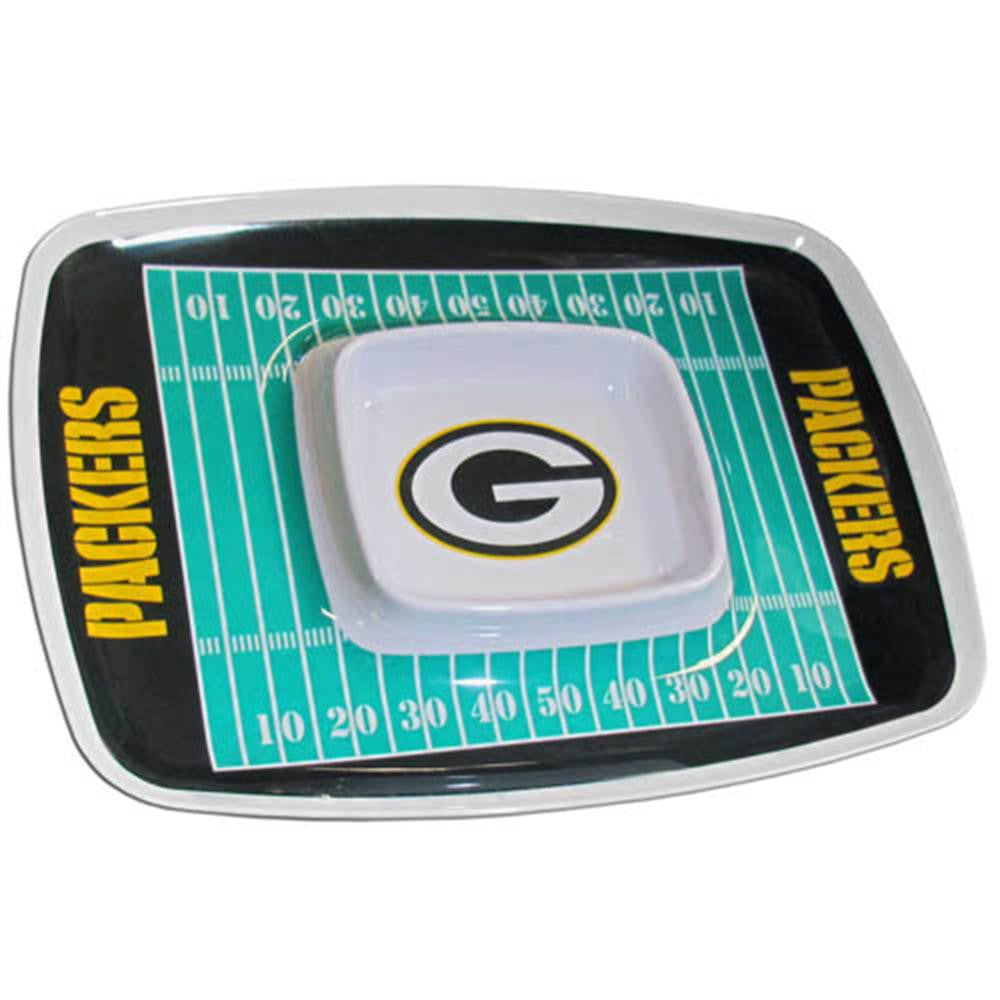 Green Bay Packers NFL Chip & Dip Tray