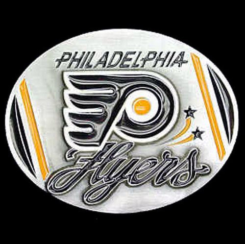 Philadelphia Flyers NHL Enameled Belt Buckle
