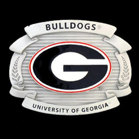 Georgia Bulldogs NCAA Oversized Belt Buckle
