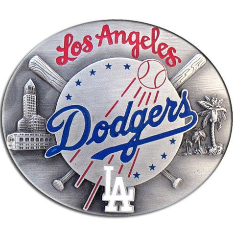 Los Angeles Dodgers MLB Enameled Belt Buckle