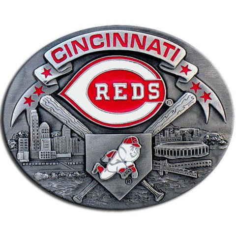 Cincinnati Reds MLB Enameled Belt Buckle