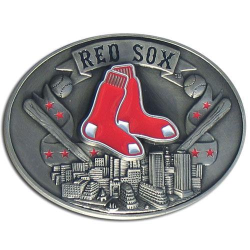 Boston Red Sox MLB Enameled Belt Buckle